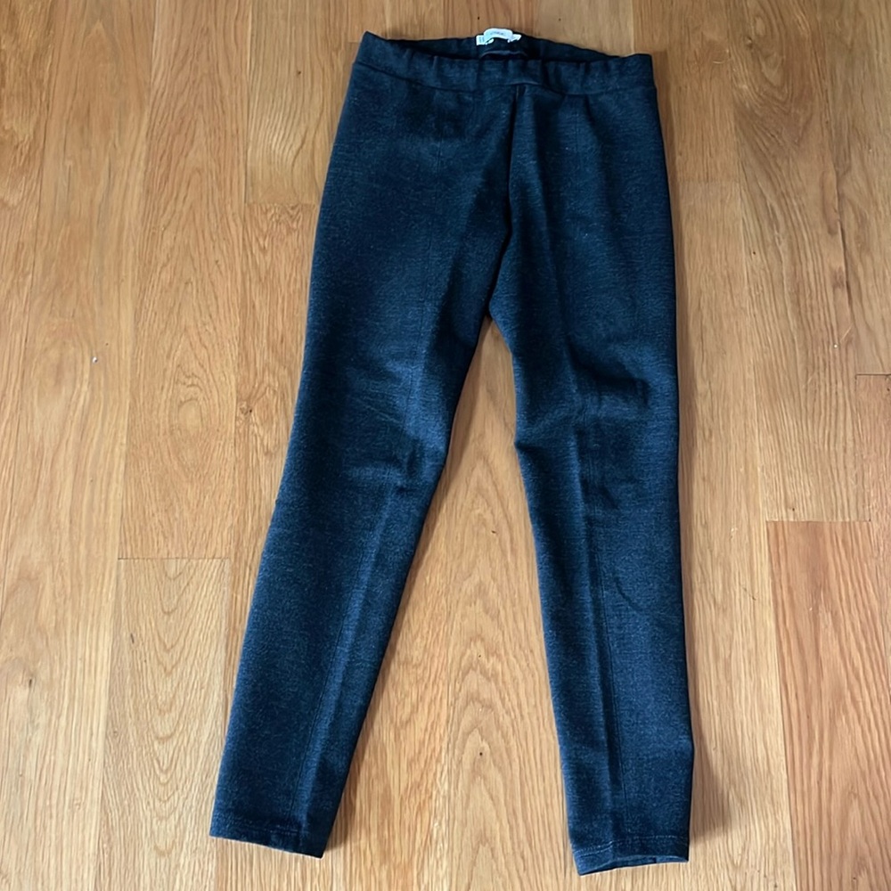 Vince Charcoal seamed front, Grey Stretch Legging Sz xs Washable. Excellent